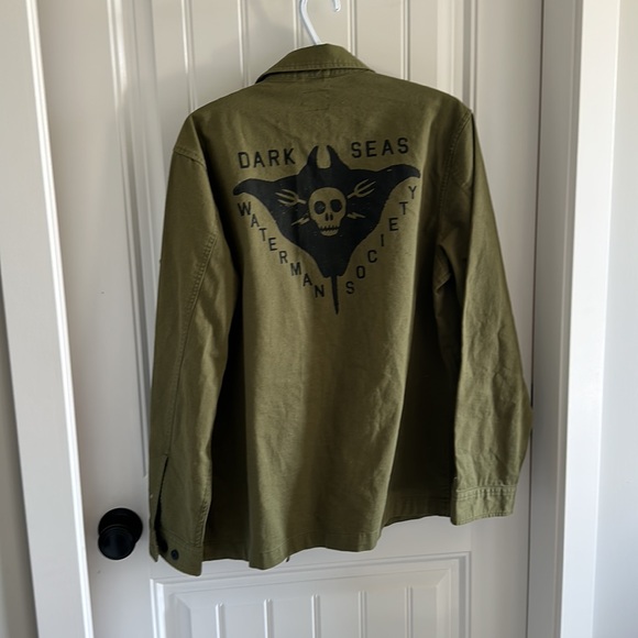 Dark Sea button up shirt, size medium - Picture 2 of 2